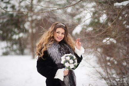 Fotograf pentru o nuntă în timpul iernii