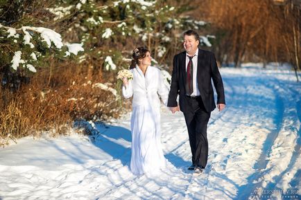 Фотограф на весілля взимку