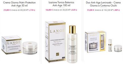 Francia Lange kozmetikumok, 7thsense