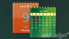 Gadget calendar personalizat - calendar pentru Windows 7