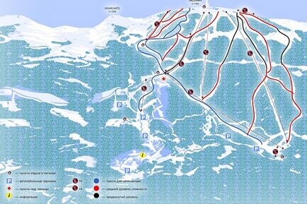 Stațiune de schi Pamporovo descriere, schiuri și o schemă de trasee