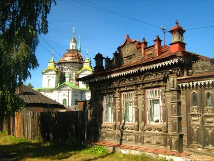 Orașul Nevyansk, zona Yagni, masivele superioare și inferioare