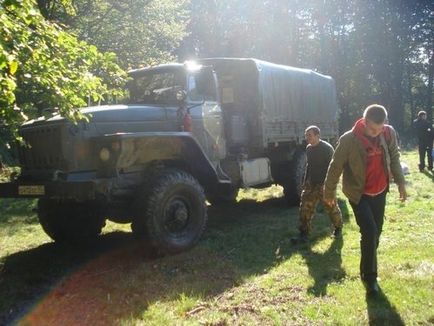 Grachovsky át, vagy 60 km-re az út a „Ural”