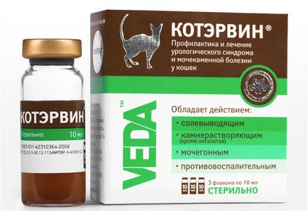 Instrucțiuni pentru utilizarea picorurilor kotoravin pentru tratamentul problemelor tractului urinar