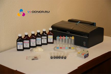 Інструкція по заправці та встановленню СНПЧ для epson ink-donor