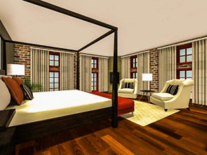 Hálószoba belső - stílusok hálószoba tervezési költségeket