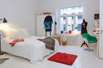 Interiorul dormitorului în stil scandinav - farmecul designului nordic