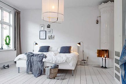 Interiorul dormitorului în stil scandinav - farmecul designului nordic