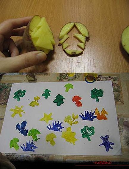 Articole interesante și simple din cartofi pentru copii cu mâinile lor, cu fotografie și descriere