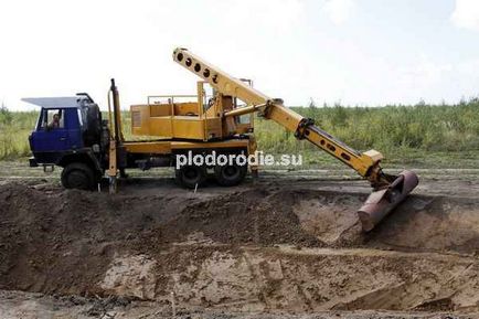 Rotációs vödör kotrók az építési projektek Permakultúra