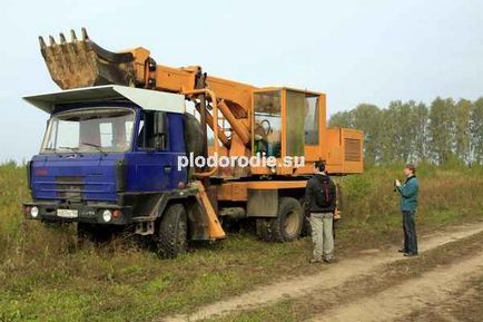 Використання екскаваторів з поворотним ковшем при будівництві пермакультурним проектів