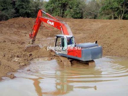 Utilizarea excavatoarelor cu o găleată pivotantă pentru construcția de proiecte permaculturale