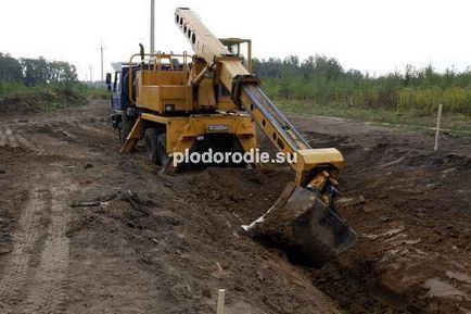 Використання екскаваторів з поворотним ковшем при будівництві пермакультурним проектів