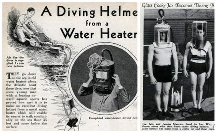 Історія водолазного костюма