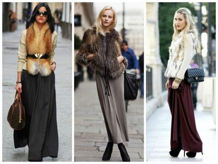Cum și cu ce să purtați o fustă lungă în timpul iernii
