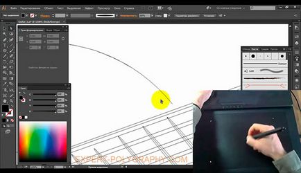 Cum de a desena o chitară pas cu pas pe o tabletă grafică în ilustrator