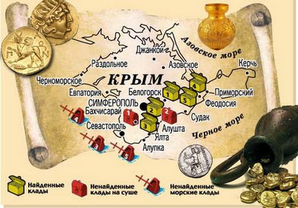 Cum de a găsi comori în Crimeea
