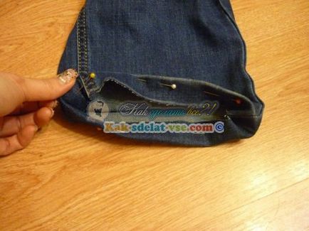 Як підшити джинси вручну покрокова інструкція