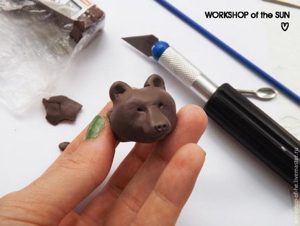 Як приручити ведмедя робимо незбиране кільце з полімерної глини - ярмарок майстрів - ручна робота