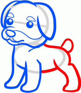 Cum de a desena un câine pentru copii prin pași simpli, cât de ușor și ușor de a trage cu un creion, stilou sau
