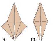 Як зробити лебедя або журавля з паперу 5 покрокових майстер-класів з фото, відео уроки