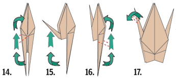 Як зробити лебедя або журавля з паперу 5 покрокових майстер-класів з фото, відео уроки