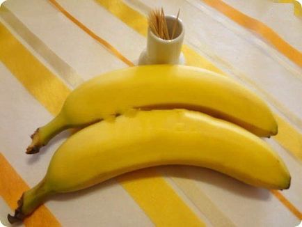 Як зробити собаку з банана))