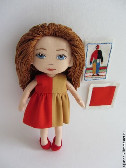 Как да направите косата от куклата текстилни прежди - Справедливи Masters - ръчна изработка, ръчно изработени