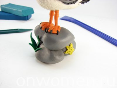 Як зліпити чайка з пластиліну майстер-клас з фото