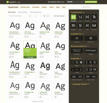 Cum se adaugă noi fonturi pe site-ul dvs. cu ajutorul serviciului tipkit, utilizabilitate