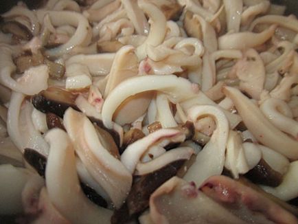 Kalmárok gombával kínai motívumok, a legjobb házi receptek