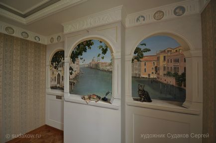 Imagine a unei ciocniri pe un zid de la Veneția