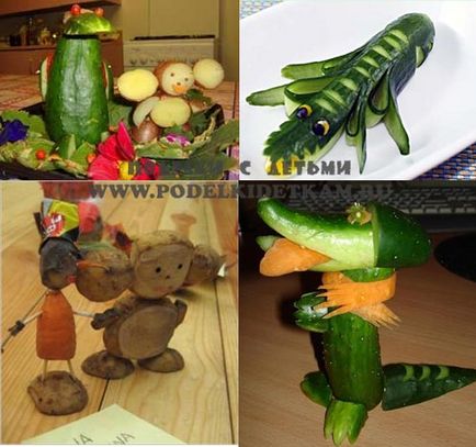 Imagini de meșteșuguri din fructe legume - meșteșuguri din legume și fructe