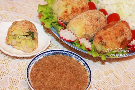 Burgonya zrazy japán (recept fotó), a japán konyha