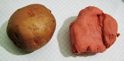 Картопля з пластиліну