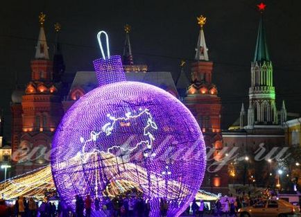 Când decorează Moscova pentru noul an 2017