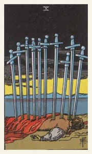 Tarot pakli Rider-Waite kisebb Arcana, jövendőmondás a jövő számára (Taro Ryder White) Tarot pakli Rider-Waite kisebb Arcana, jóslás jövő