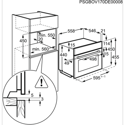 Компактний духова шафа - evy97800ax, electrolux