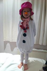 Costum de Snowman