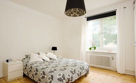Гарний і сучасний дизайн спальні в шведському стилі