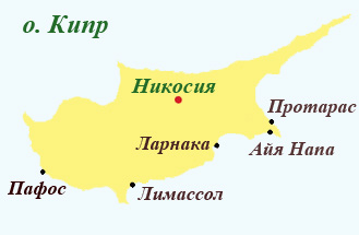 Короткий опис курортів Кіпру