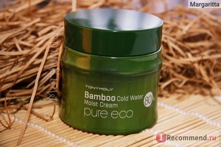 Cream tony moly tiszta eco bambusz hideg víz nedves krém - «egyetemes koreai krém