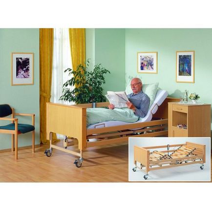 Ліжка для лежачих хворих в домашніх умовах функціональна, з функцією перевертання, ціна