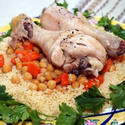 Couscous cu pui și legume - rețetă pas cu pas cu fotografie