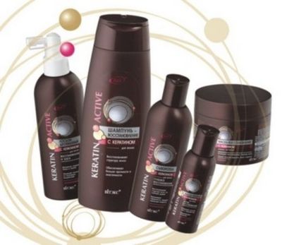 Лінія для волосся - keratin active