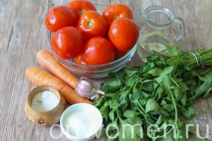Мариновані помідори з морквою на зиму рецепт з фото крок за кроком