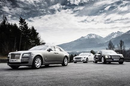 Mercedes s600 vs rolls-royce fantomă sii vs bentley zboară spur - triplu w12