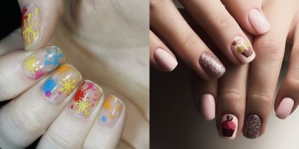 Moda unghii desene pe unghii, articole noi in 2017 (50 fotografii)