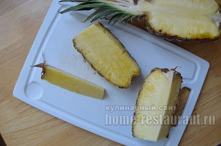 Carne cu ananas în rețeta cuptorului cu fotografie pas cu pas