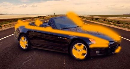 Накладення автомобілів на інше зображення в photoshop